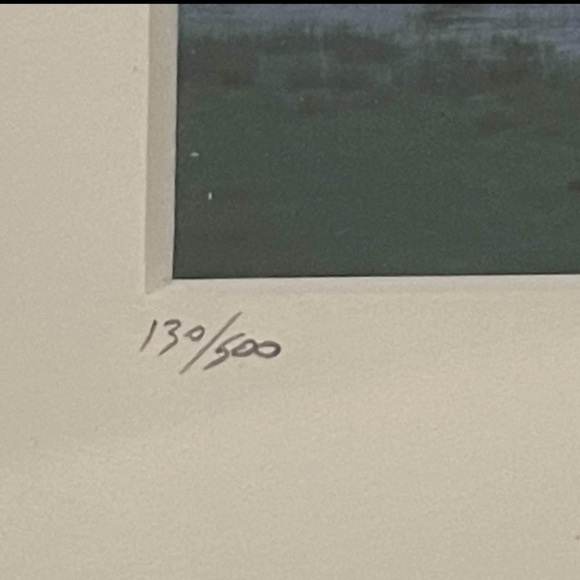 Utah Artist Willie Holdman “Moose Gathering” Print - Picture 4 of 5